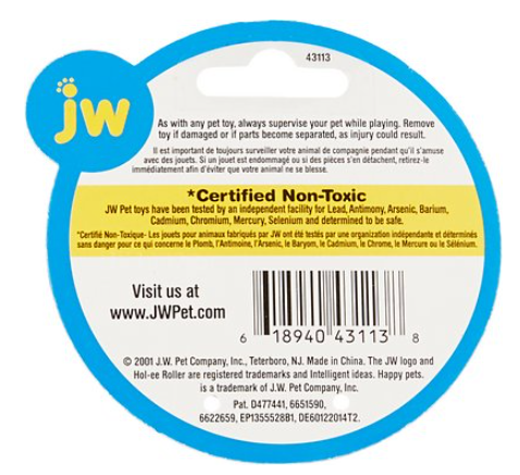 Jw Pet Hol-ee Roller Dog Tug Toy L