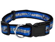 Pets First Detroit Lions Adjustable Dog Collar