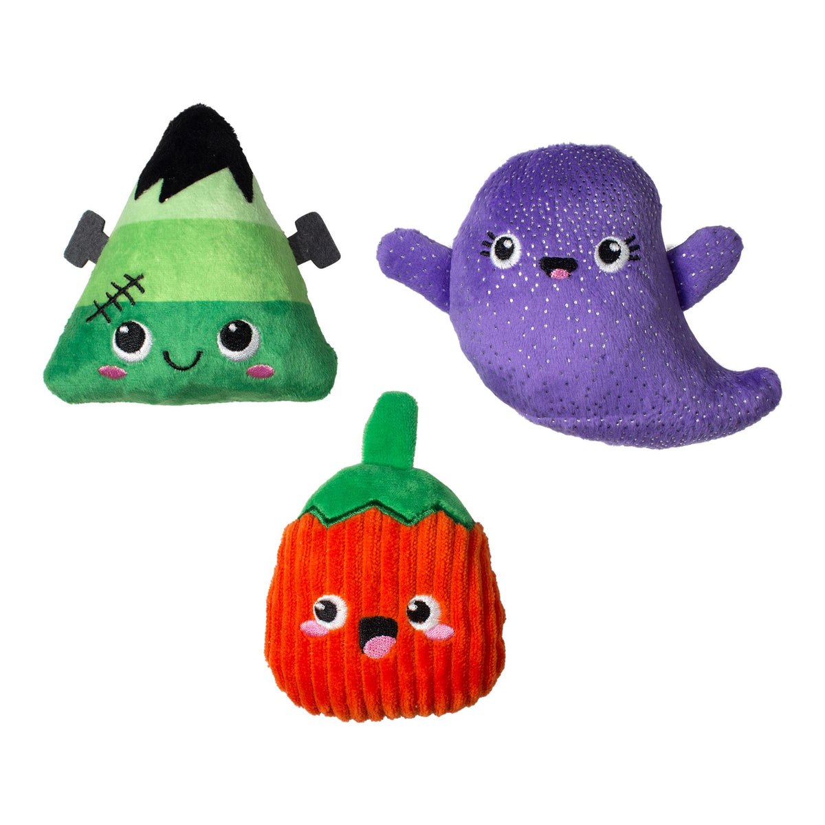 Pet Fringe Studio Halloween Spooky Squad Plush Dog Toys 3 pk