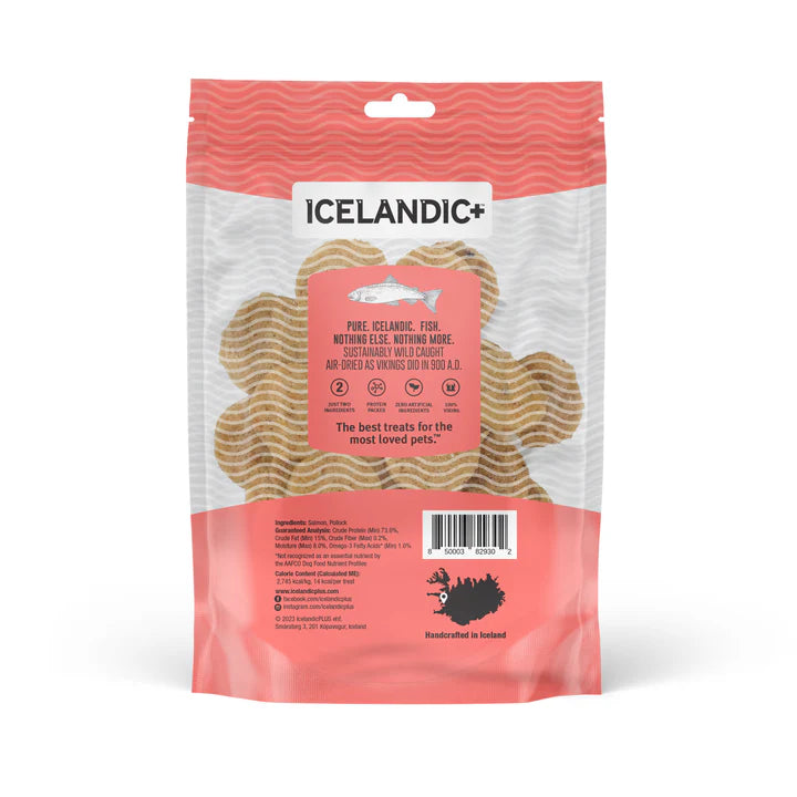 Icelandic+ Salmon Fish Chips Dog Treats 2.5 oz