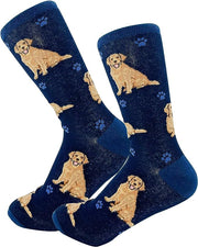E & S Imports Pet Lover Socks Golden Retriever Dog, Unisex, One Size Fits Most