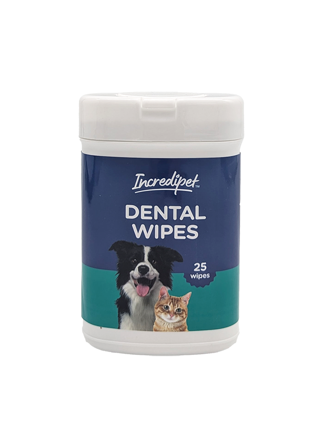 Incredipet Dental Pet Wipes 25 ct