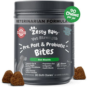 Zesty Paws Vet Strength Pre, Post & Probiotics Gut Health Soft Chews for Dogs 90 ct