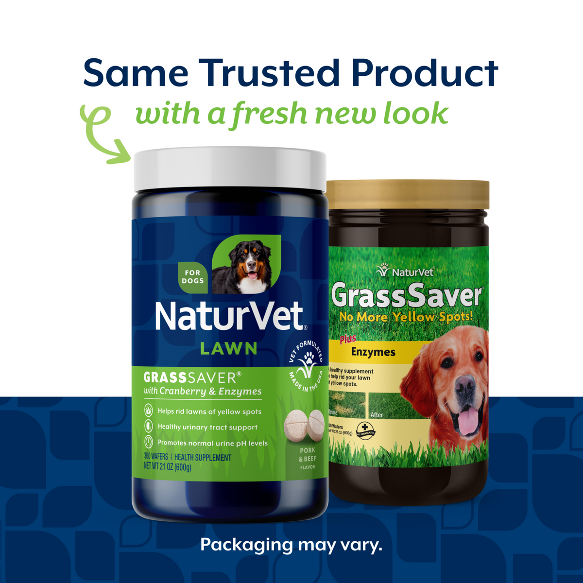 Naturvet GrassSaver Wafers for Dogs 300 ct
