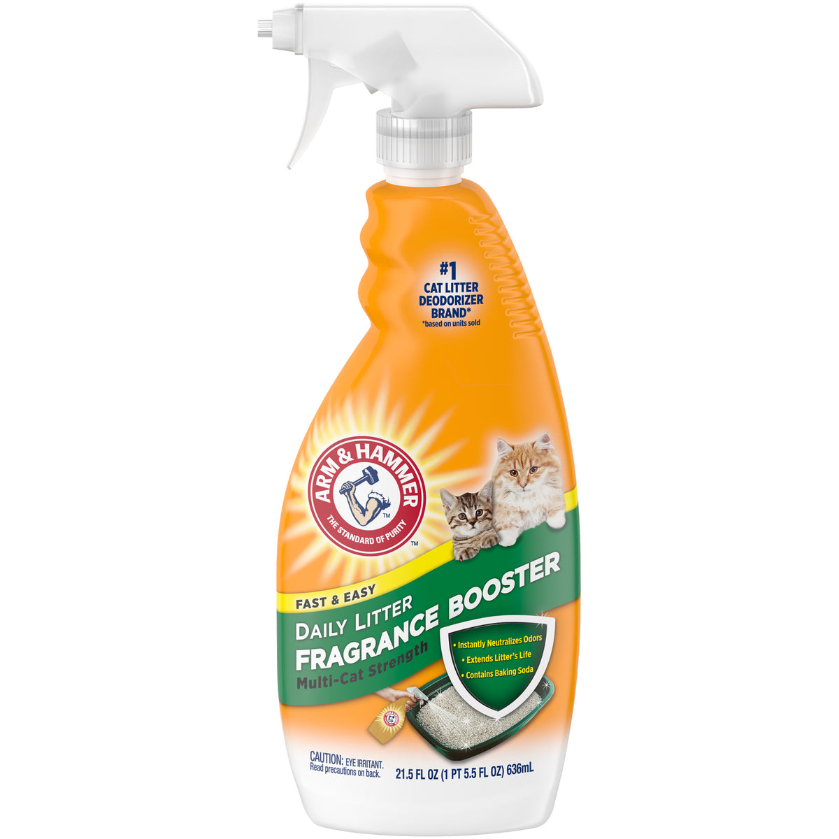 Arm & Hammer Daily Litter Fragrance Booster Spray Litter Box Deodorizer 21.5 oz