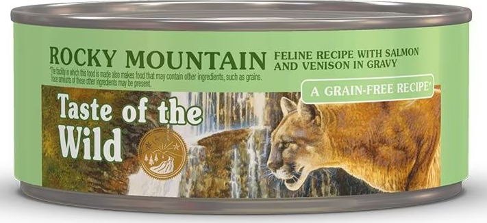 Taste Of The Wild Rocky Mountain Recipe with Salmon & Venison in Gravy Canned Cat Food