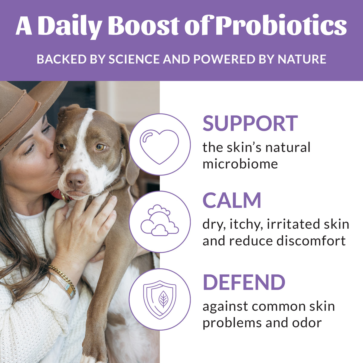 Skout's Honor Probiotic Deodorizing Spray Lavender Scented for Dogs 8 oz