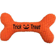 Petlou Halloween Trick or Treat Bone Plush Dog Toy 16 in
