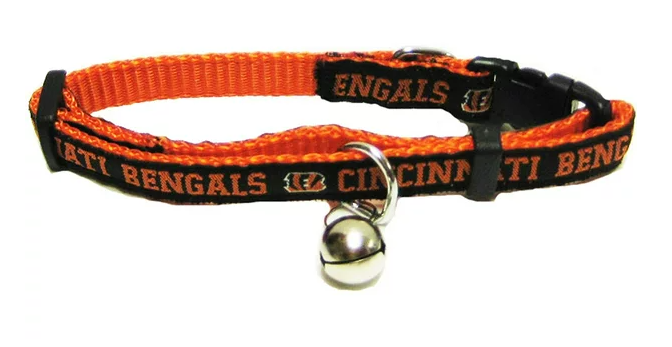 Pets First Cincinnati Bengals Adjustable Cat Collar