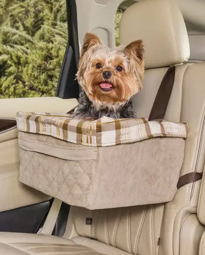 PetSafe Happy Ride Quilted Booster Seat for Dogs up to 18lbs