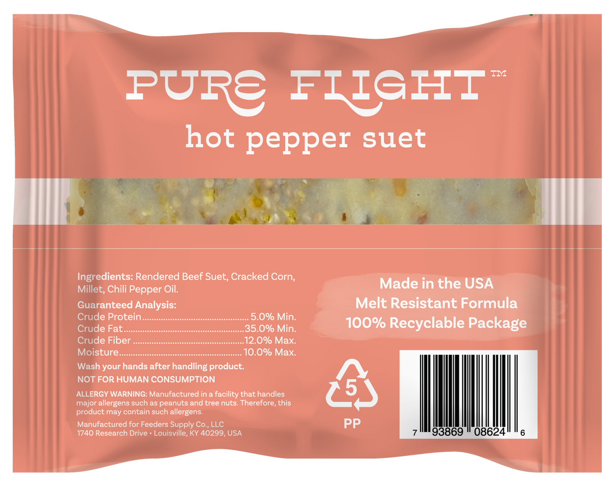 Pure Flight Hot Pepper Suet Cake