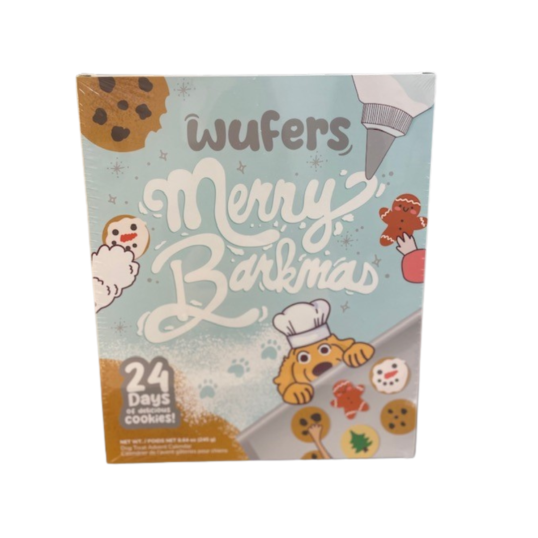 Bosco & Roxy Wufers Holiday Merry Barkmas Dog Treat Advent Calendar
