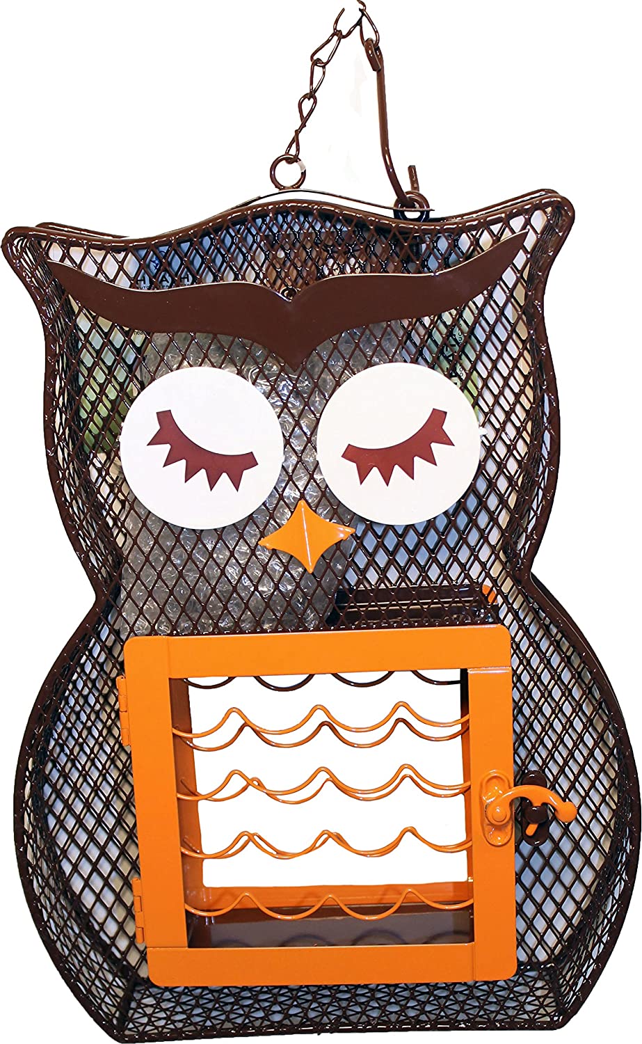 Heath Owl Double Suet & Seed Wild Bird Feeder