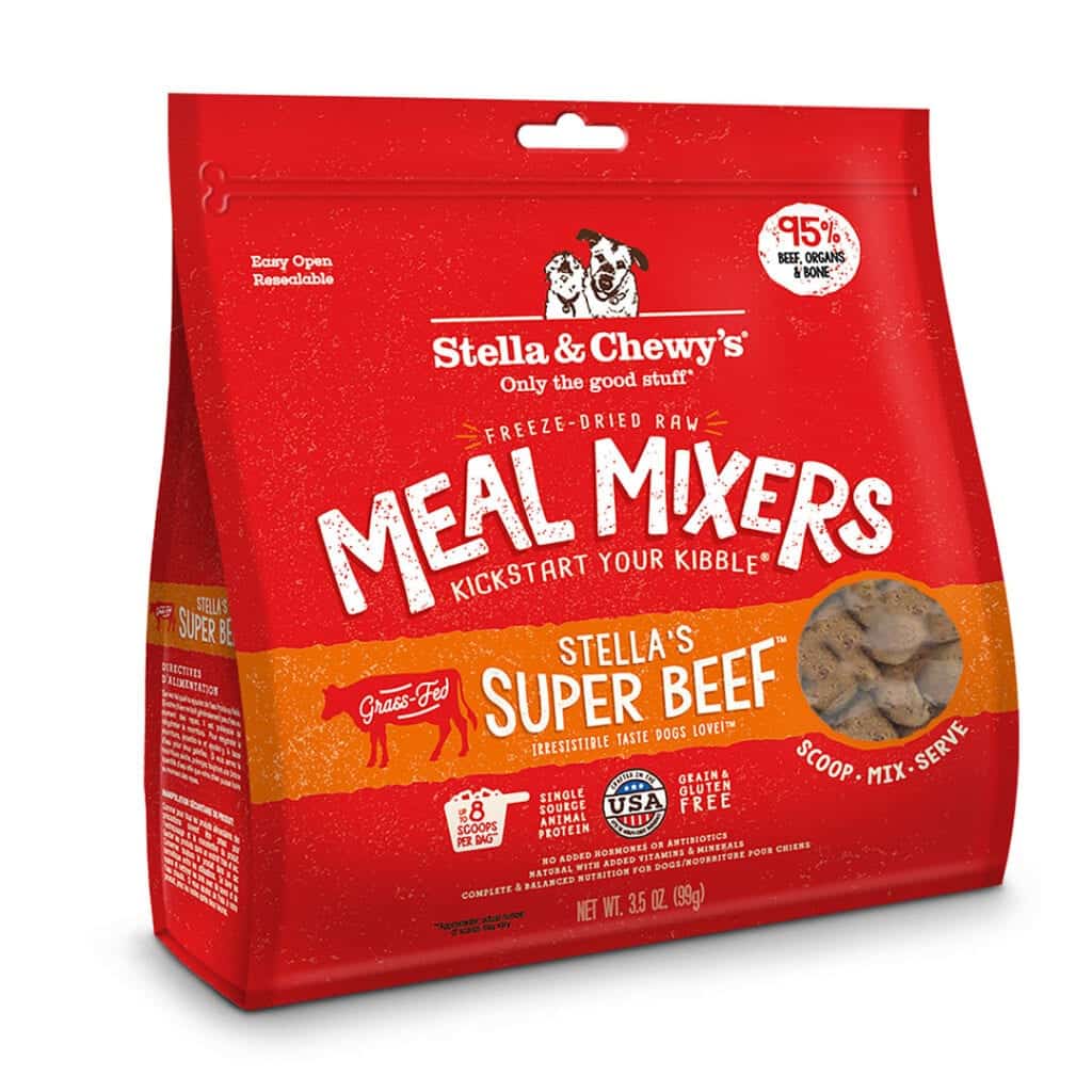 Stella & Chewy's Raw Super Beef Meal Mixers Freeze-Dried Dog Food Topper