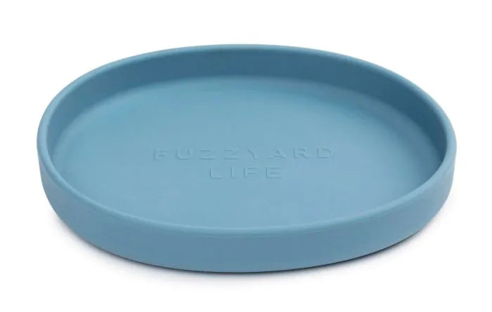 Fuzzyard Life Silicone French Blue Cat Dish 7 in