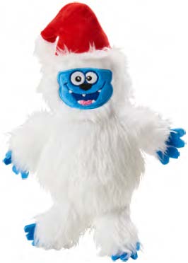 Spot Holiday Santa Yeti Dog Toy 12 in