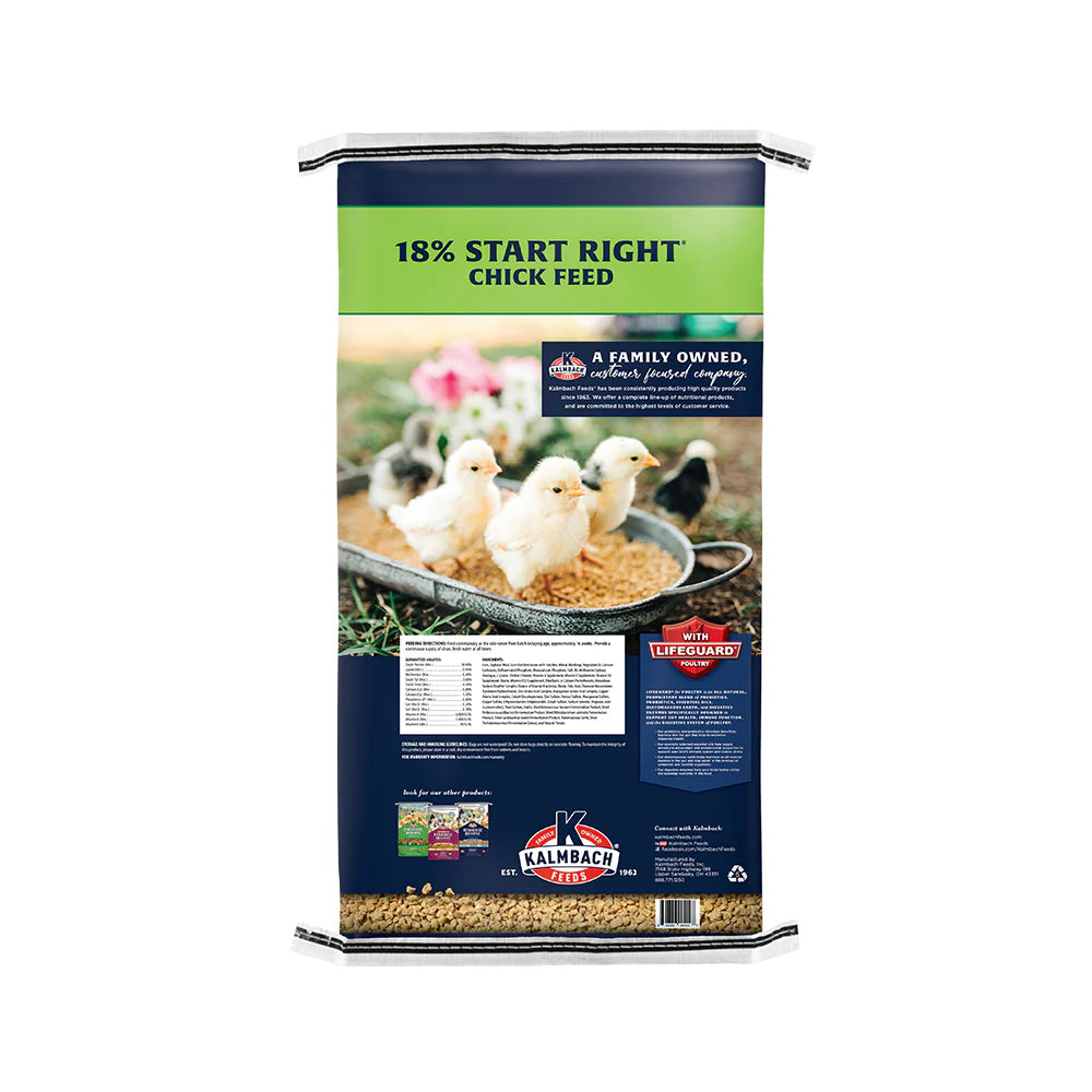 Kalmbach Feeds All Natural 18% Start Right Chick Feed 50 lb