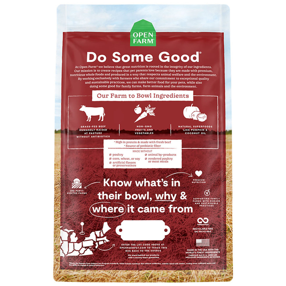 Open Farm Grass-Fed Beef Grain-Free Dry Dog Food