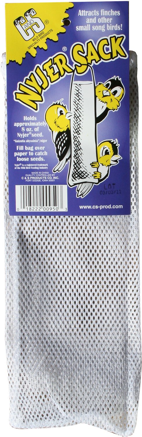 C & S Finch Thistle Seed Sack Wild Bird Feeder