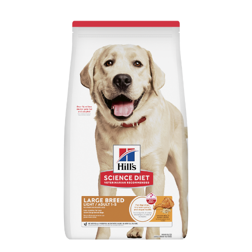 Hill's Science Diet Adult Large Breed 1-5 Light With Chicken Meal & Barley Dry Dog Food 30 lb