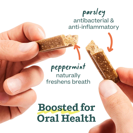 Woof Bite n' Brush Dental Refills Dog Treats 8 oz