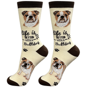 E & S Imports Life is Better With a Bulldog Socks