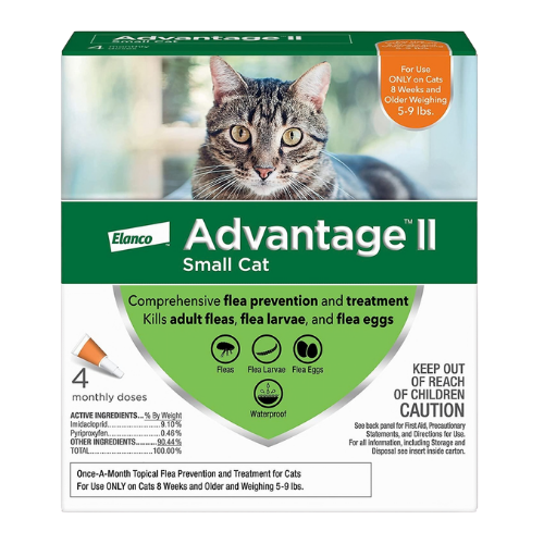 Advantage II Topical Flea Treatment for Small Cats