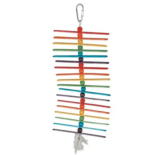 Caitec Popsicle Sticks Bird Toy For Small Birds 12 in