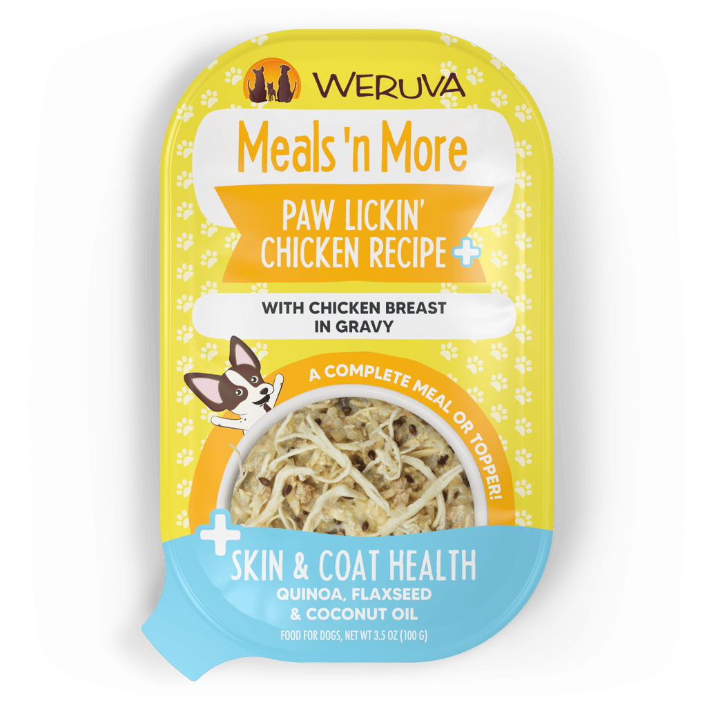 Weruva Meals 'N More Paw Lickin' + Skin & Coat Chicken Recipe with Chicken Breast in Gravy Wet Dog Food