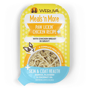 Weruva Meals 'N More Paw Lickin' + Skin & Coat Chicken Recipe with Chicken Breast in Gravy Wet Dog Food