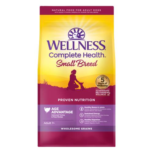 Wellness Complete Health Small Breed Age Advantage Dry Dog Food 4 lb