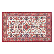 Crystal Art Gallery My Magic Carpet Washable Area Rug- Ramage Maroon 3 x 5 ft