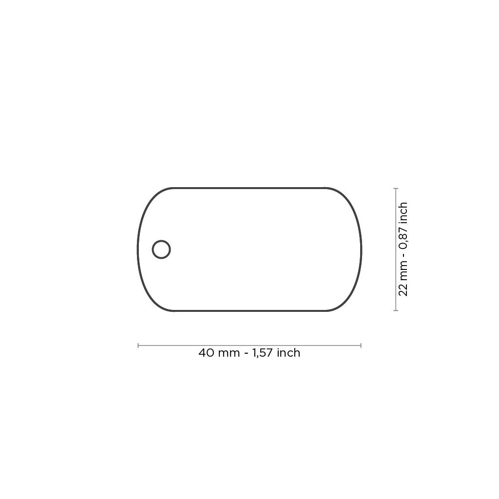 Myfamily PRIDE Rainbow Flag Pet Identification Tag