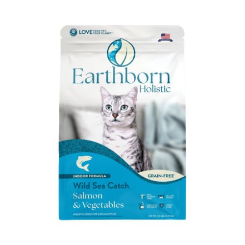 Earthborn Holistic Wild Sea Catch Grain-Free Natural Dry Cat & Kitten Food