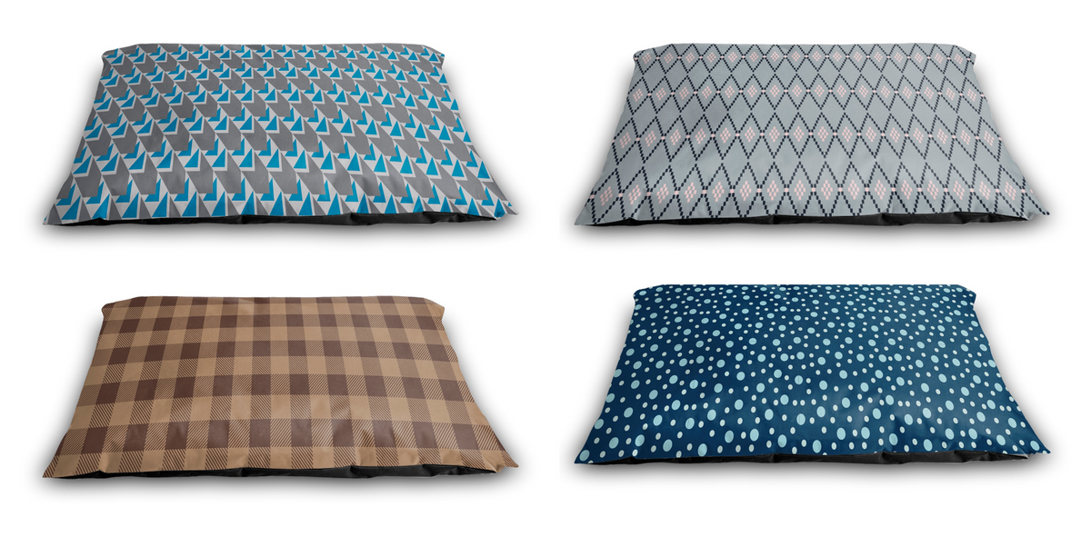 Spot Pillow Pet Bed, Assorted Colors 30 x 40 in