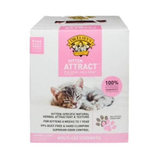 Dr Elsey's Kitten Attract Clumping Clay Cat Litter 20 lb