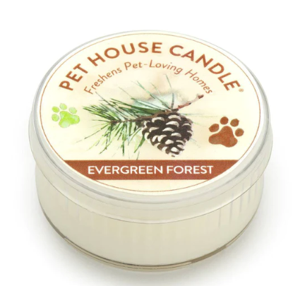Pet House Evergreen Forest Mini Candle