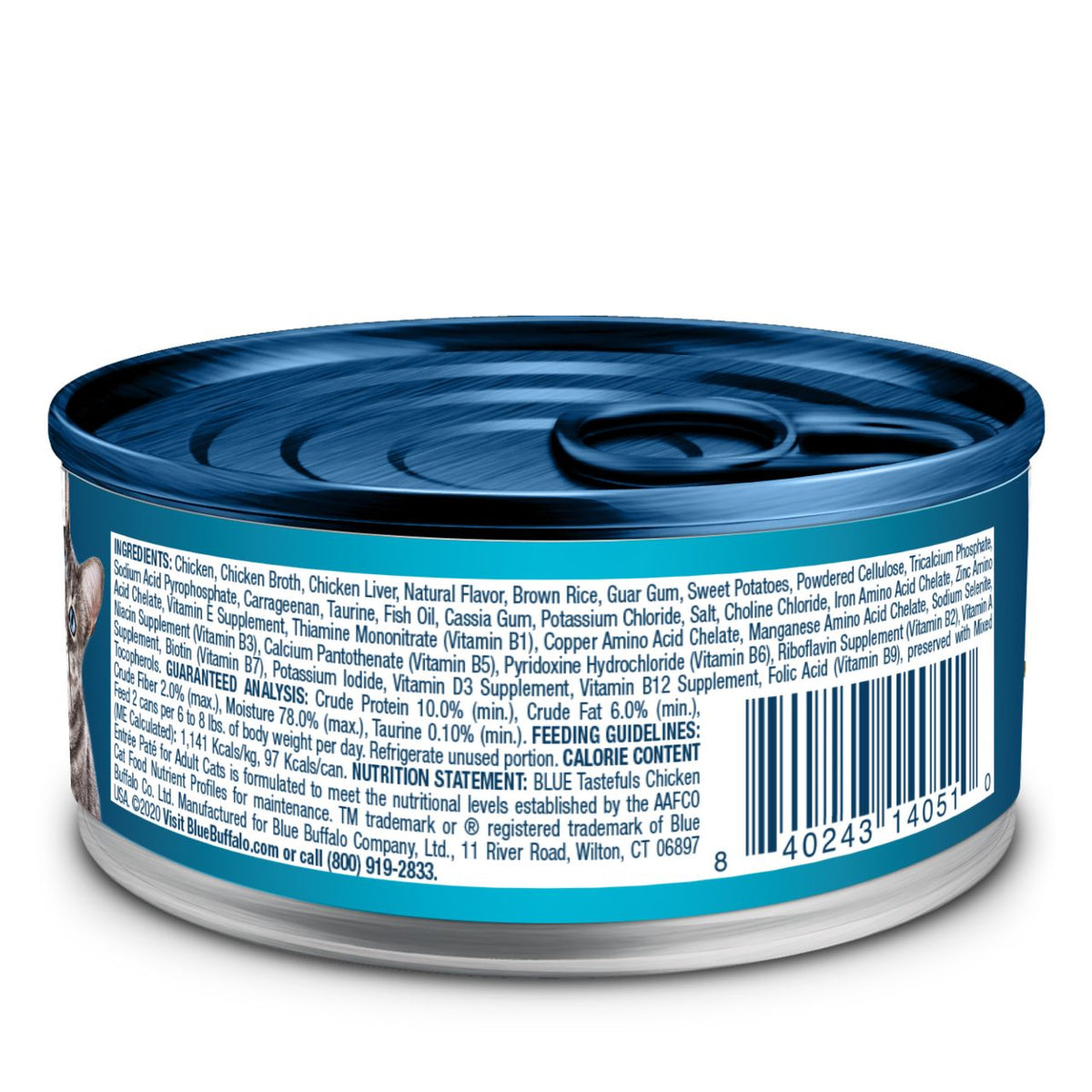 Blue Buffalo Tastefuls Chicken Pate Canned Cat Food
