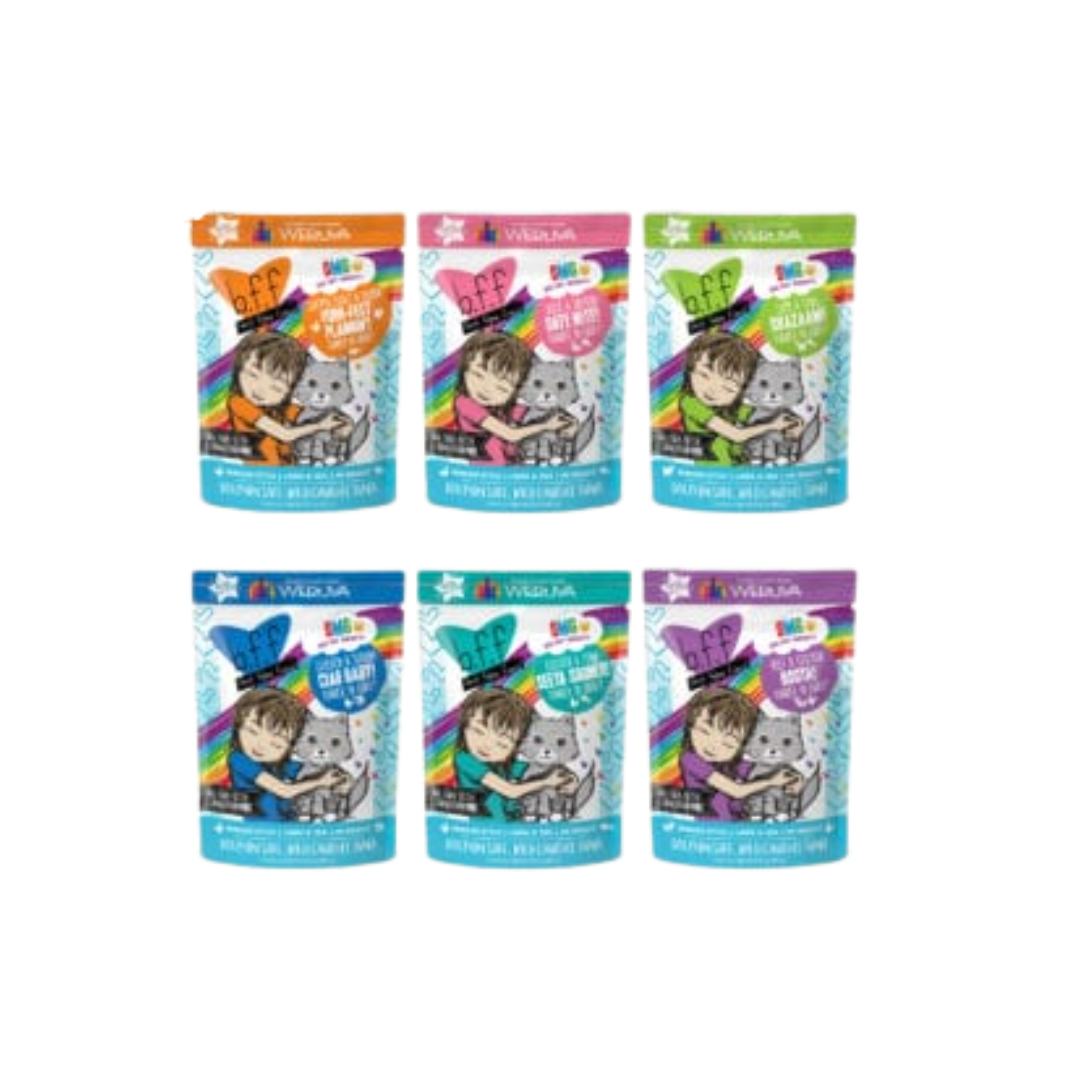 Weruva B.F.F. OMG! Potluck O' Pouches Variety Pack Wet Cat Food 12 pk