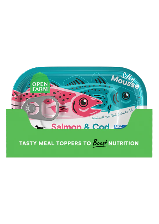 Open Farm Silky Mousse Salmon & Cod Food Topper for Dogs