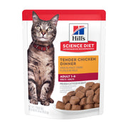 Hill's Science Diet Adult Tender Chicken Wet Cat Food Pouch