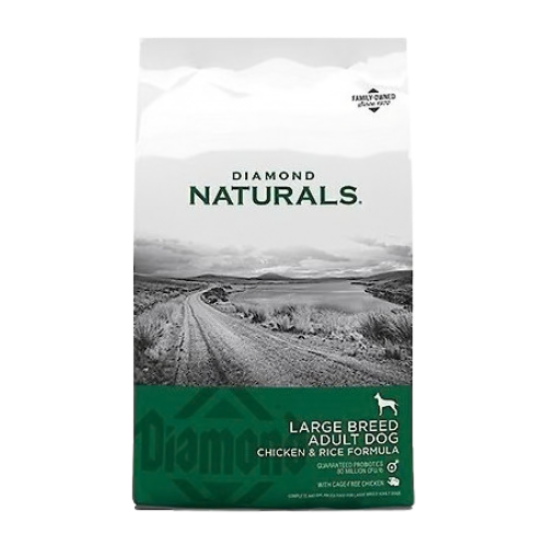Diamond Naturals Large Breed Chicken & Rice Adult Dry Dog Food 40 lb