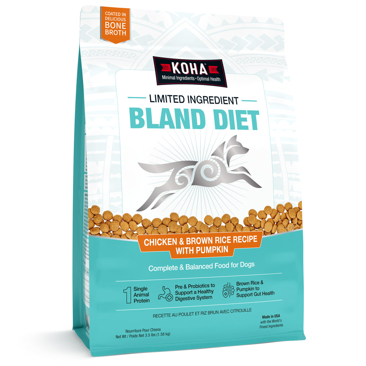 Koha Bland Limited Ingredient Diet Chicken & Brown Rice Recipe Dry Dog Food