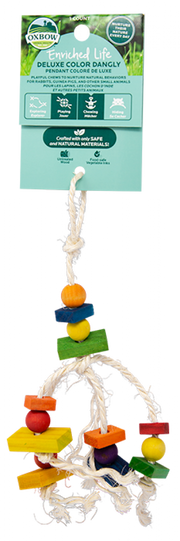 Oxbow Enriched Life Deluxe Color Dangly Small Animal Toy L