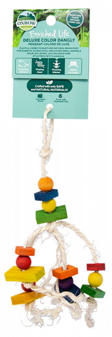 Oxbow Enriched Life Deluxe Color Dangly Small Animal Toy L