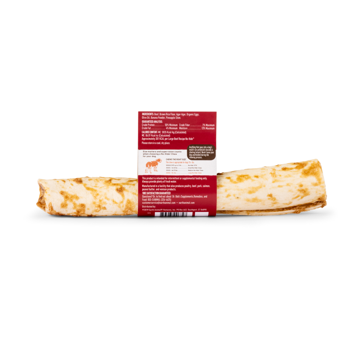 Earth Animal 11 in No-Hide Beef Chew For Dogs each