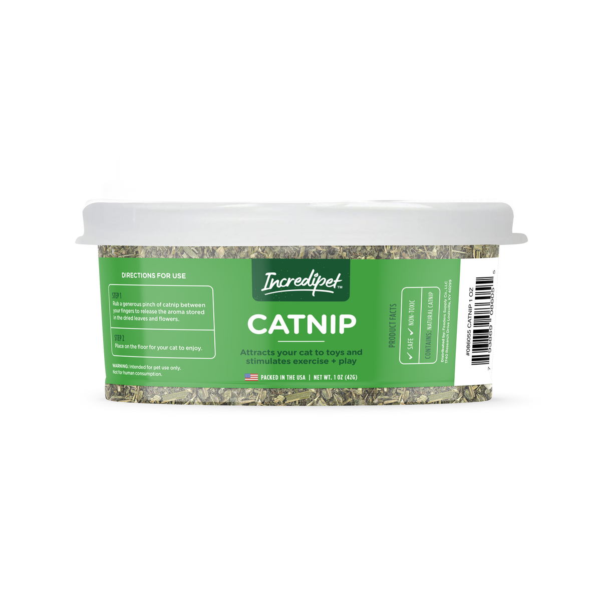 Incredipet Catnip Tub 1 oz