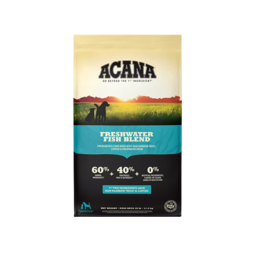 Acana Freshwater Fish Formula Grain-Free Dry Dog Food 25 lb