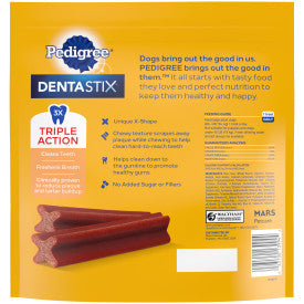 Pedigree Dentastix Large Bacon Flavor Dental Treats 32 ct