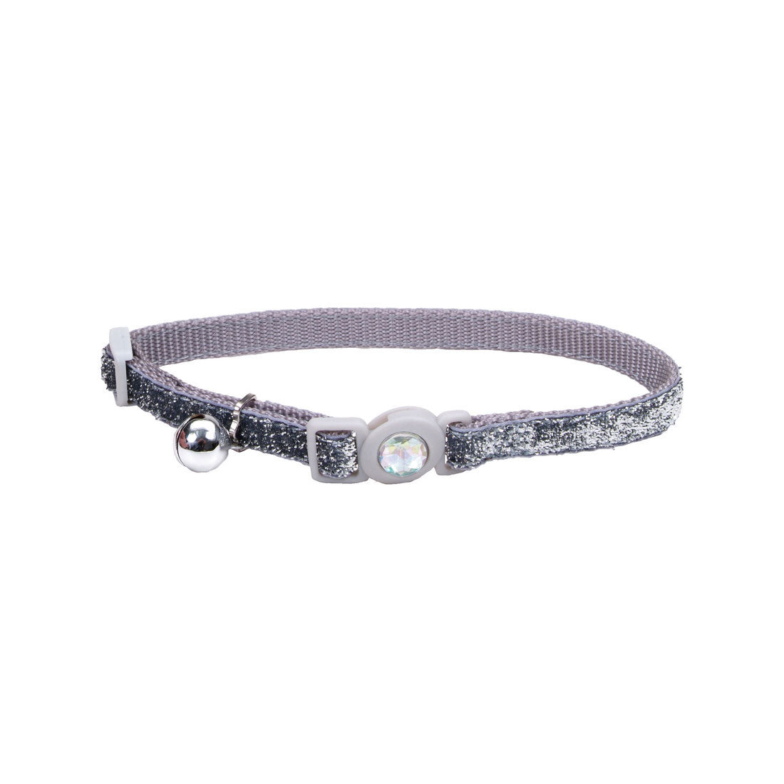 Coastal Pet Products Safe Cat Jeweled Buckle Adjustable Breakaway Cat Collar With Glitter Overlay